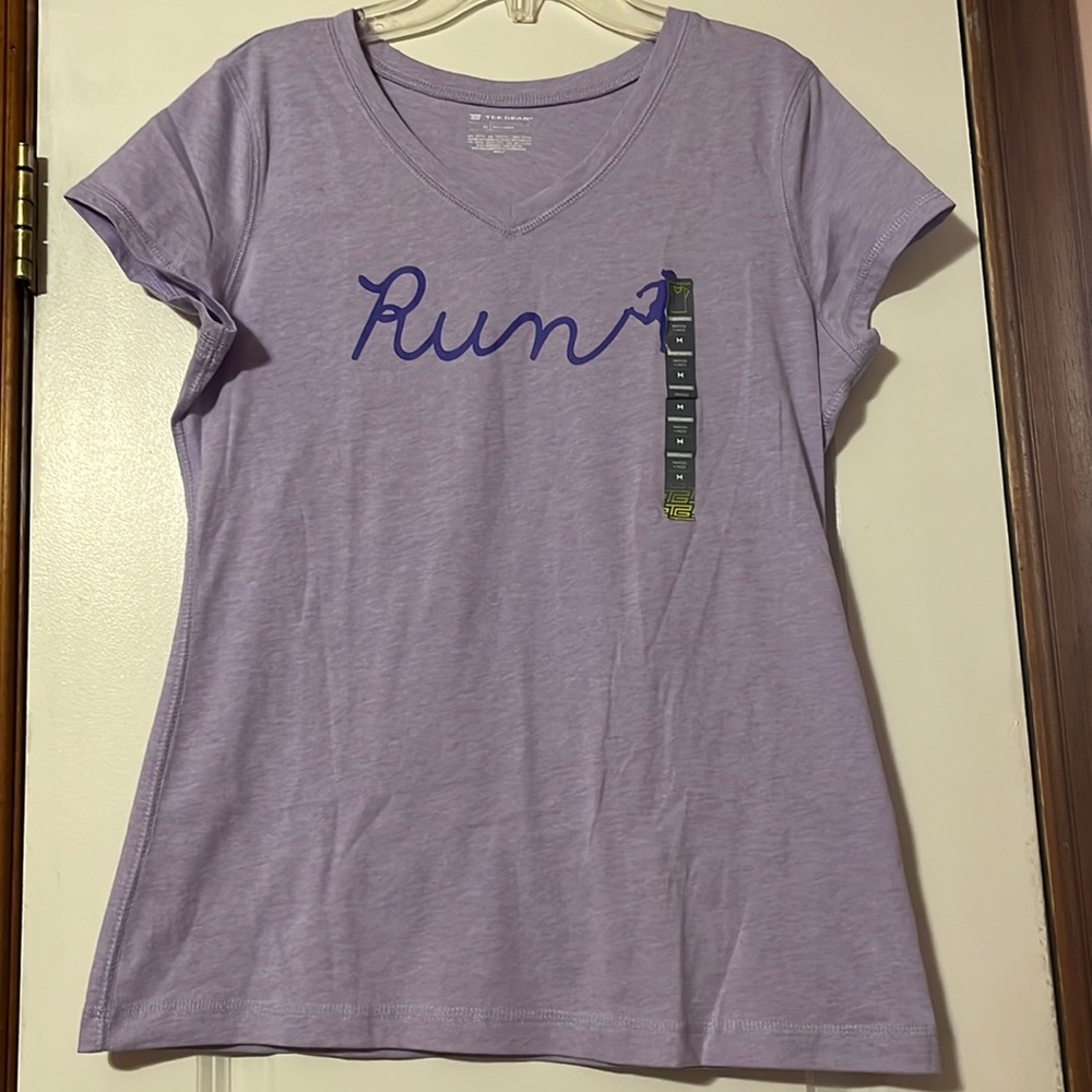 TekGear Run V-neck women’s t-shirt - size medium, NWT